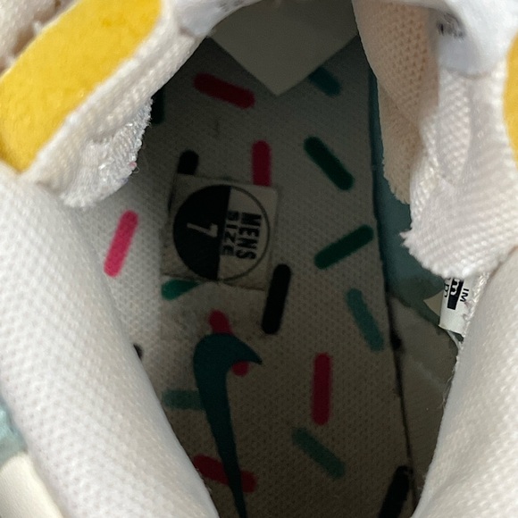 Nike Blazer Men's Mid Prm Vintage Qs Ice Cream Sneakers Size 7 - Picture 4 of 10